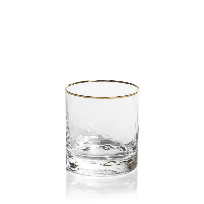 Holiday Bar & Drinkware Negroni Hammered Double Old Fashioned Glass 