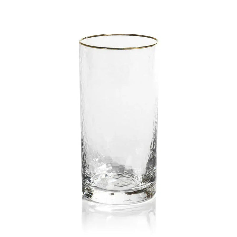 Holiday Bar & Drinkware Negroni Hammered Highball Glass 