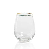 Holiday Bar & Drinkware Negroni Hammered Stemless All-Purpose Glass 