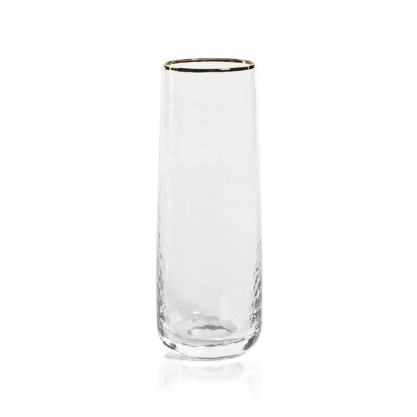 Holiday Bar & Drinkware Negroni Hammered Stemless Flute 