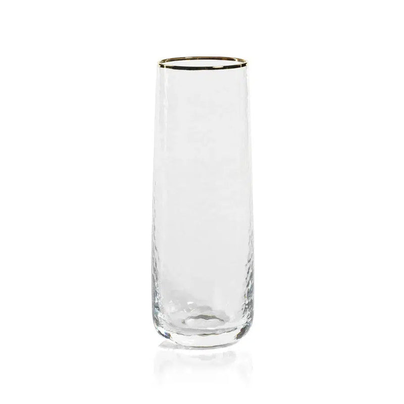 Holiday Bar & Drinkware Negroni Hammered Stemless Flute 