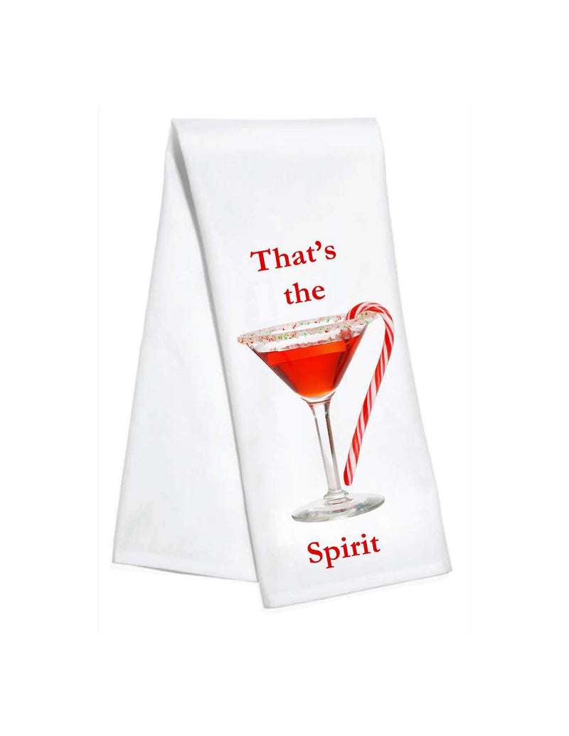 Towels & Cocktail Napkins That's The Spirit Martini Towel 