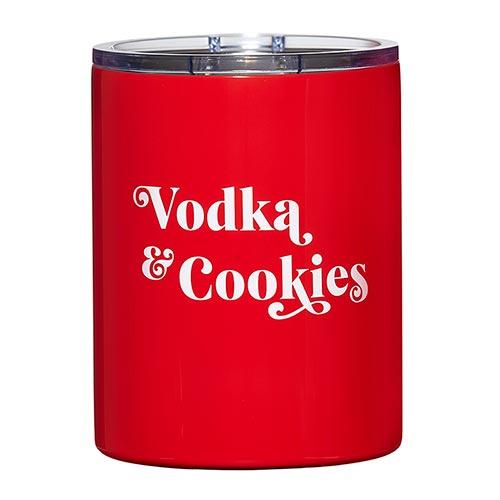 Bar & Glassware Vodka & Cookies Stainless Steel Tumbler 