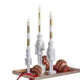 Holiday Candles Nutcracker Taper Candle Holder // 2 Styles 