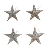  18" LED Paper Star Ornament // 4 Styles 