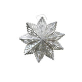  6" Paper Snowflake Ornament // 4 Styles Silver B 