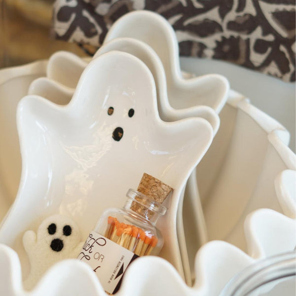 Holiday Decorative Objects Cermic Ghost Tray 