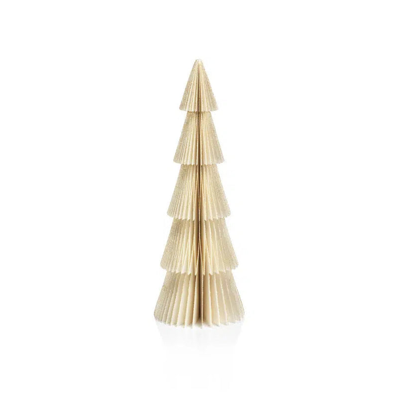 Holiday Decorative Objects Ivory Wish Paper Tabletop Tree // 3 Sizes 8.5" 