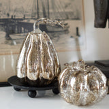 Holiday Decorative Objects Mercury Glass Pumpkin // Short 