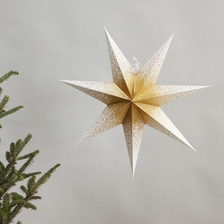Holiday Decorative Objects Shimmering Paper Star Large 