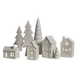 Holiday Decorative Objects Swiss Mountain Porcelian House // 6 Styles 