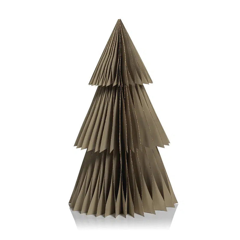 Holiday Decorative Objects Taupe Wish Paper Tabletop Tree // 2 Sizes 18" 