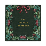  Eat Drink & Be Merry Cocktail Napkin 