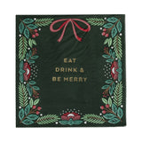  Eat Drink & Be Merry Cocktail Napkin 