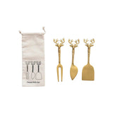 Holiday Kitchen, Tabletop & Serveware Reindeer Cheese Knife Set 