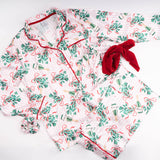  Mistletoast Satin Pant PJ Set XS/S 