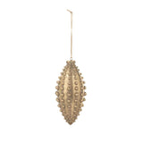 Holiday Ornaments Gold Resin Bubble Ornament- Assorted Styles Elongated 