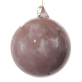 Seasonal & Holiday Decorations Purple & Brown Lustered Glass Ornament 