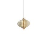 Holiday Ornaments Wish Paper Decorative Onion Shaped Ornament // Ivory 