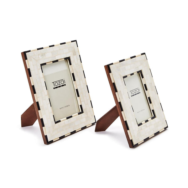 Home Accents Whitby Brick Pattern Photo Frame // 2 Sizes 