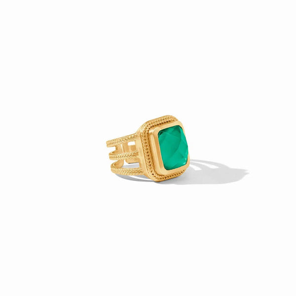 Jewelry Cheval Statement Ring // Iridescent Emerald Green 