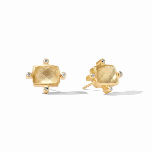Jewelry Clara Stud Earrings // Iridescent Champagne 