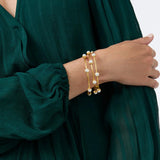 Jewelry Milano Luxe Bangle // Iridescent Emerald 