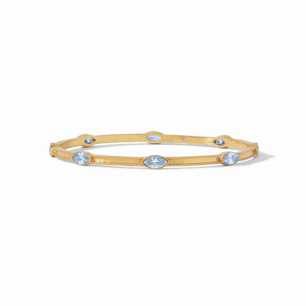 Jewelry Monaco Chalcedony Blue Bangle // Medium 
