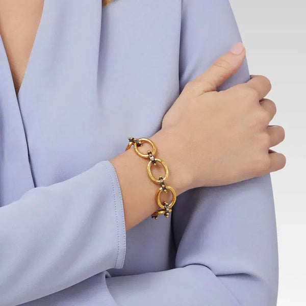 Jewelry Soho Demi Mixed-Metal Link Bracelet 