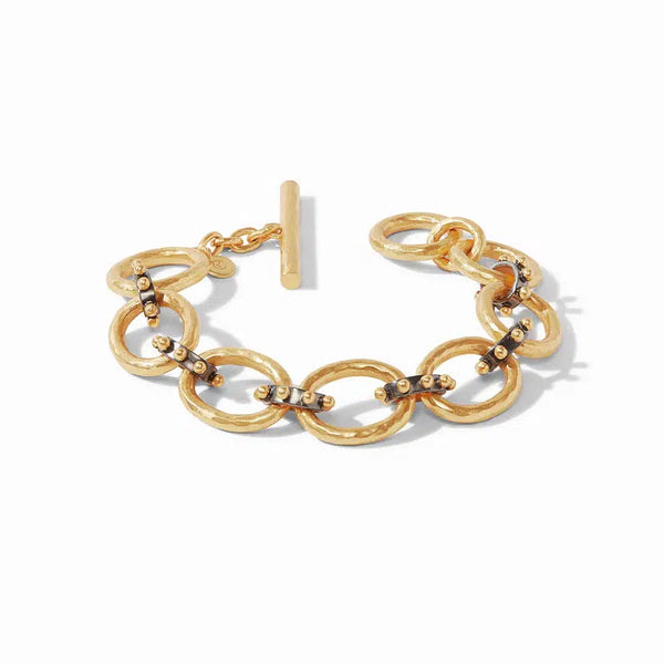 Jewelry Soho Demi Mixed-Metal Link Bracelet 
