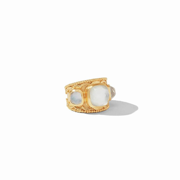 Jewelry Trieste Statement Ring // Iridescent Clear Crystal 