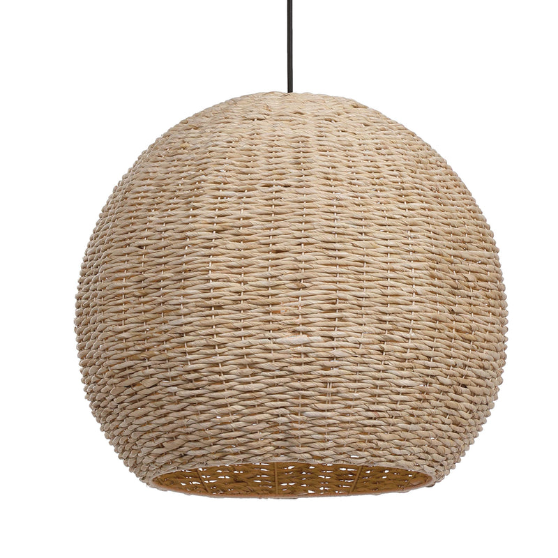 Lighting Seagrass 1 Light Dome Pendant 
