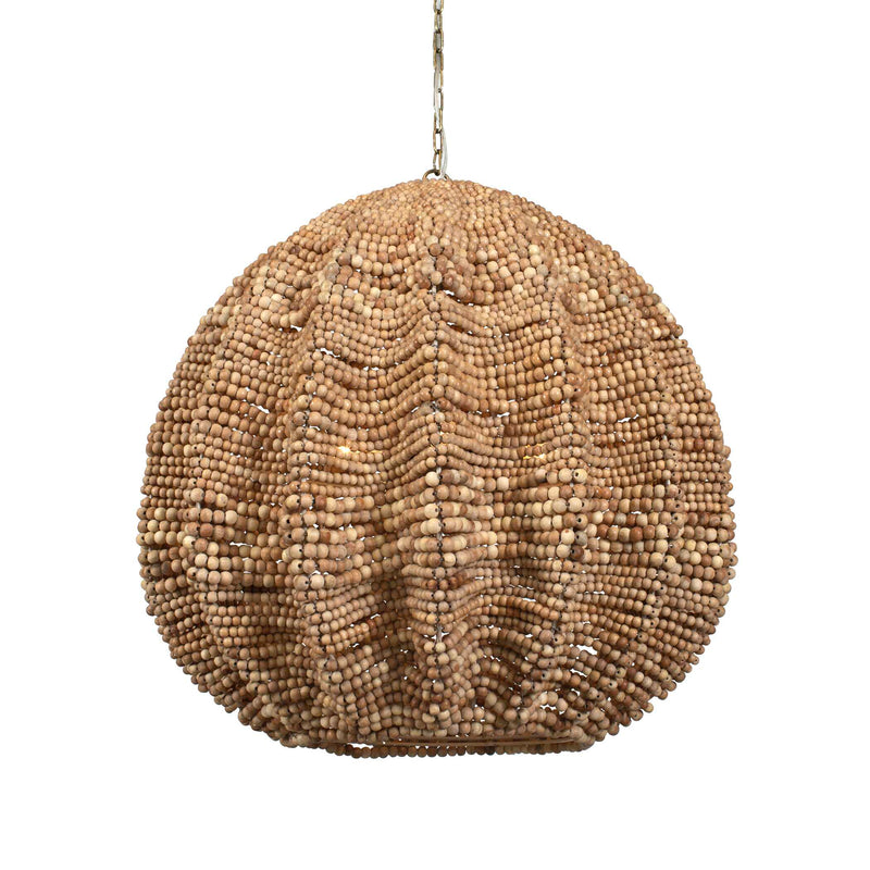 Lighting Kauri 5 Light Wooden Bead Pendant 
