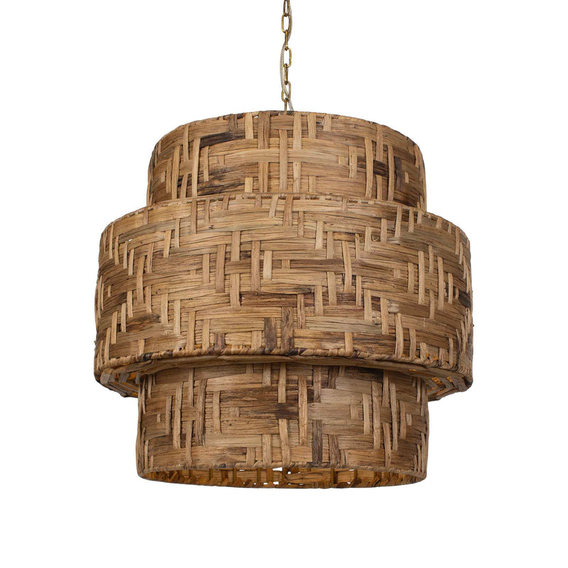 Lighting Water Hyacinth 4 Light Woven Pendant 