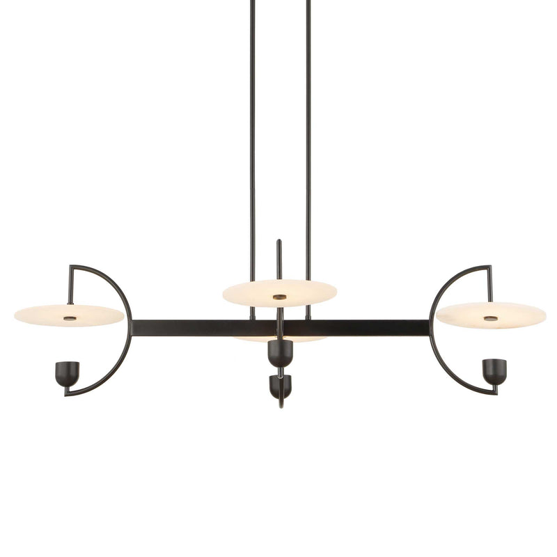 Lighting Kyoto 4 Light Linear LED Chandelier 