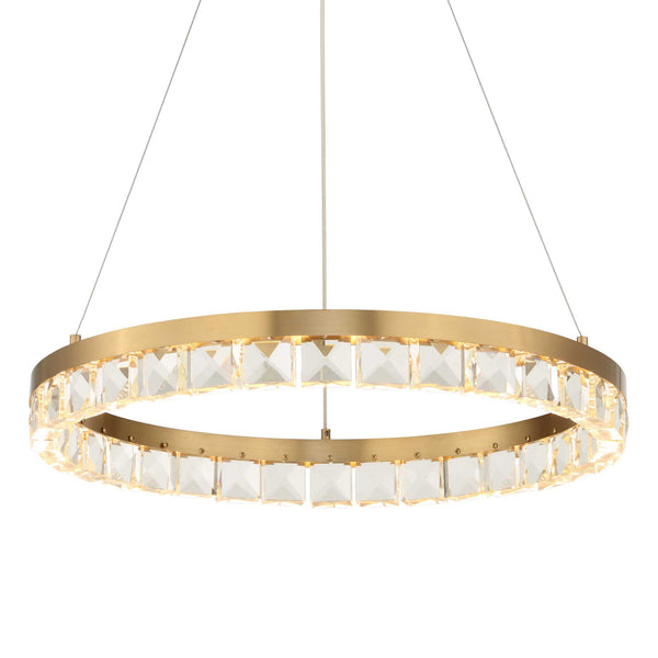 Lighting Segovia Round Crystal LED Chandelier 