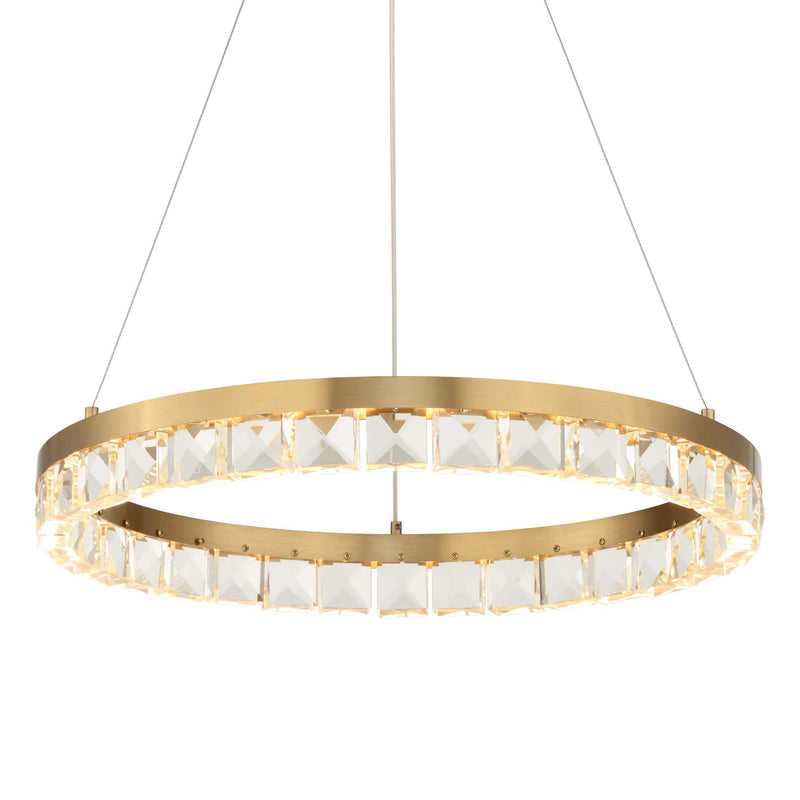 Lighting Segovia Round Crystal LED Chandelier 