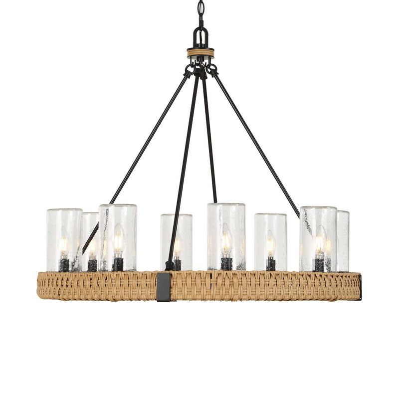 Lighting Palm Royal 8 Light Indoor-Outdoor Chandelier 