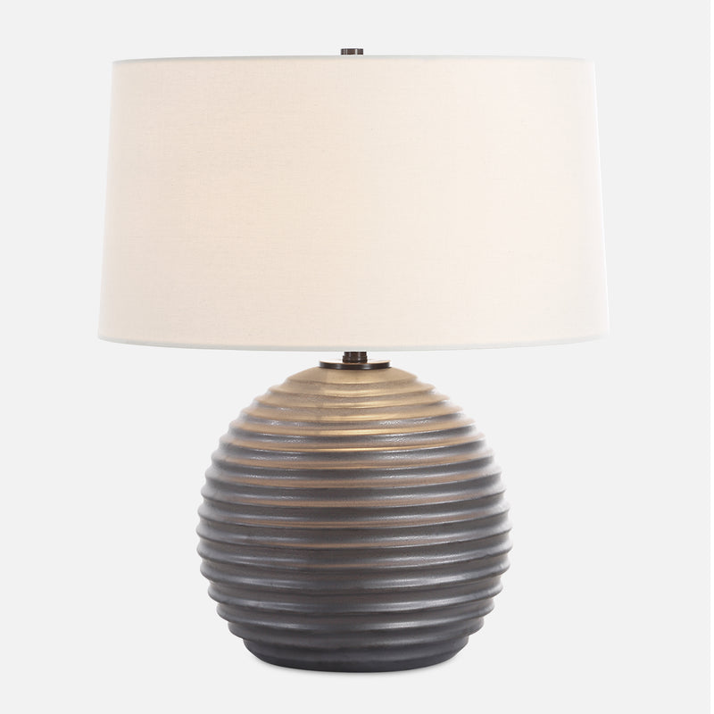 Lighting Chelsom Ribbed Table Lamp 