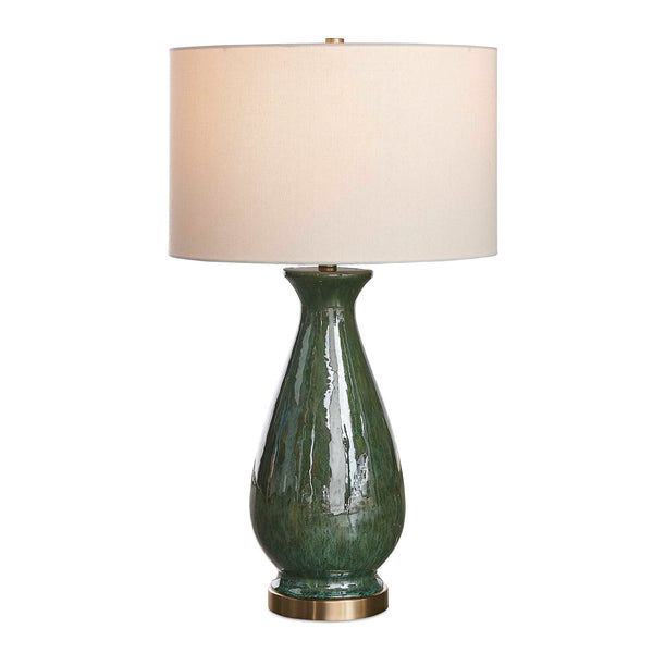 Lighting Colestin Deep Green Table Lamp 