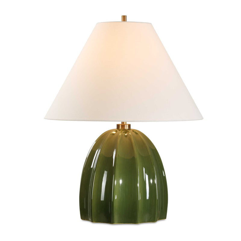 Lighting Renna Moss Green Table Lamp 