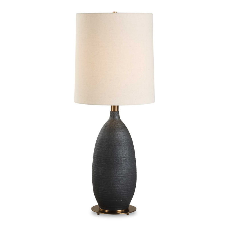 Lighting Bower Matt Black Table Lamp 