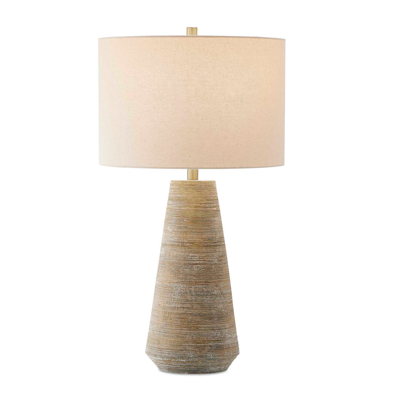 Lighting Mosier Rustic Beige Table Lamp 