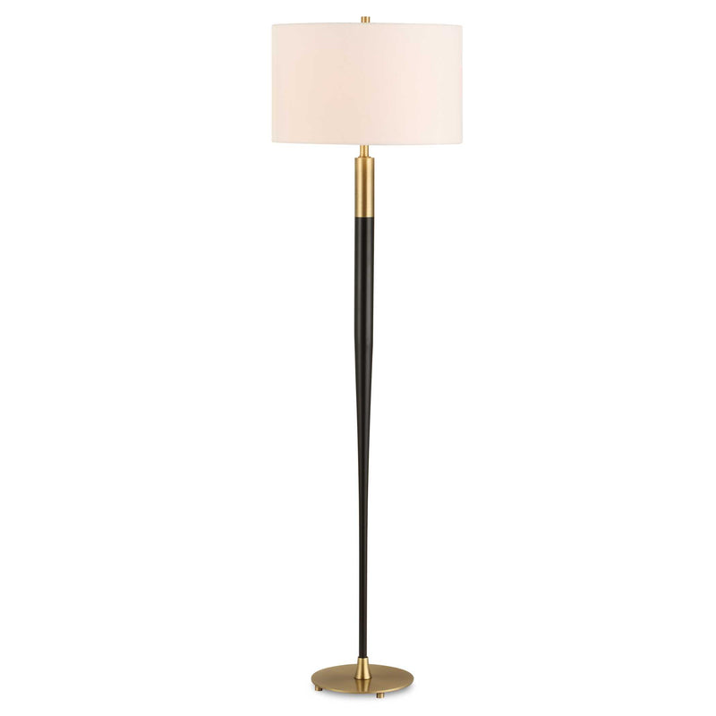 Lighting Stowe Satin Black Floor Lamp 