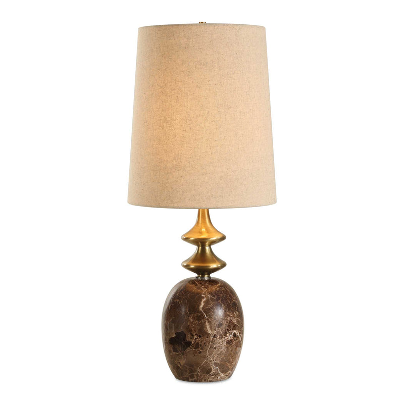 Lighting Percy Brown Marble Buffet Lamp 
