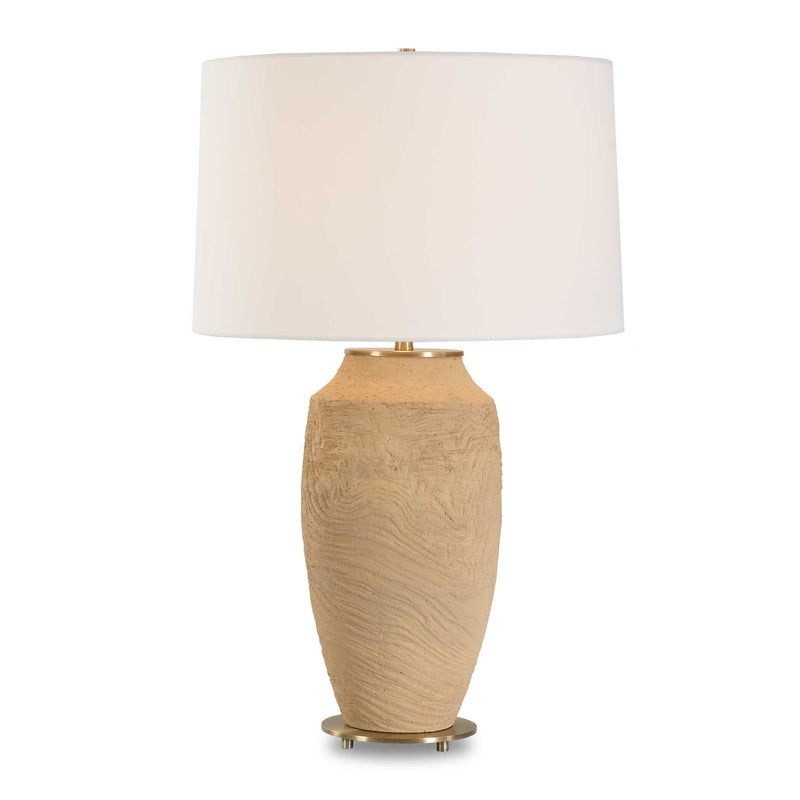 Lighting Sandstone Flow Terracotta Table Lamp 