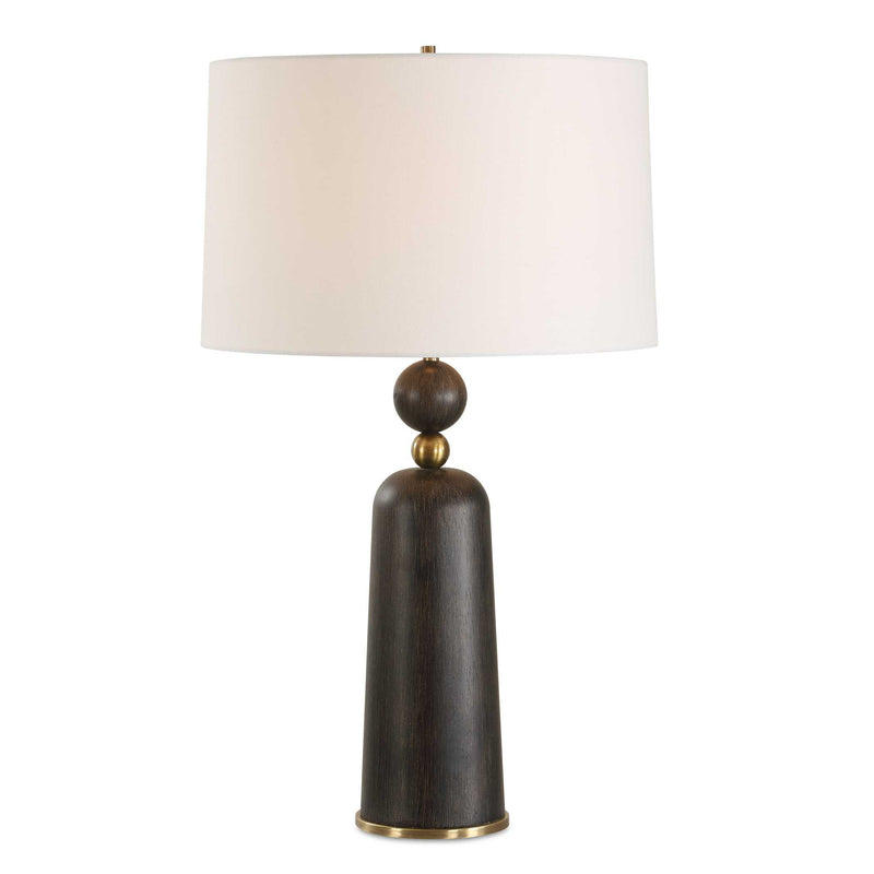 Lighting McQuinn Dark Walnut Table Lamp 