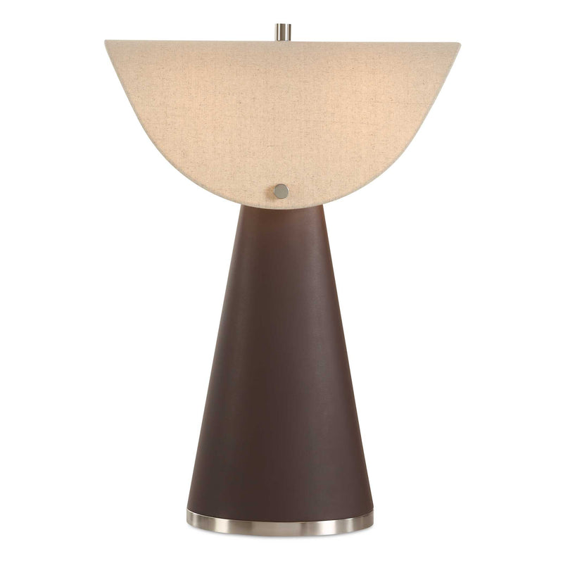 Lighting Conover Brown Modern Table Lamp 