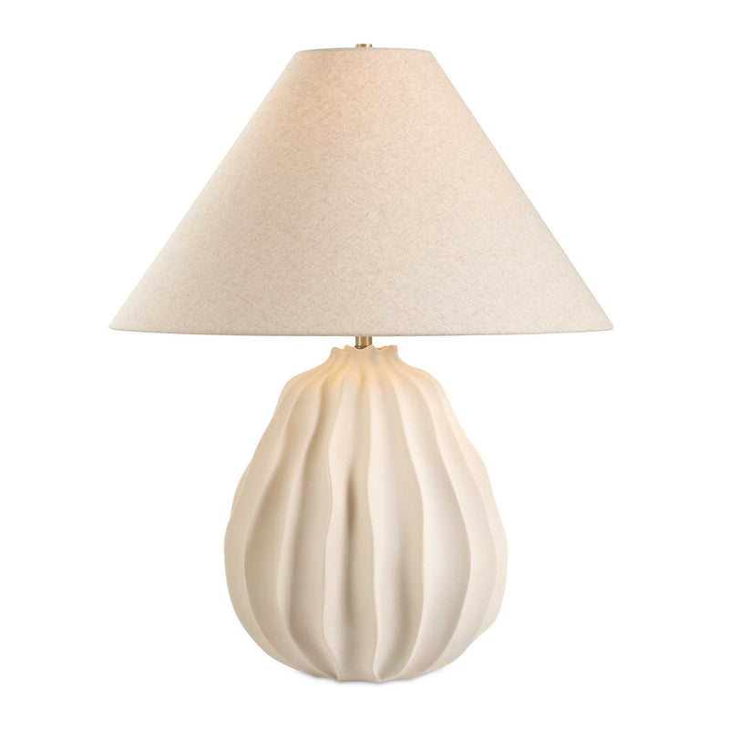 Lighting Javary Matte Beige Table Lamp 