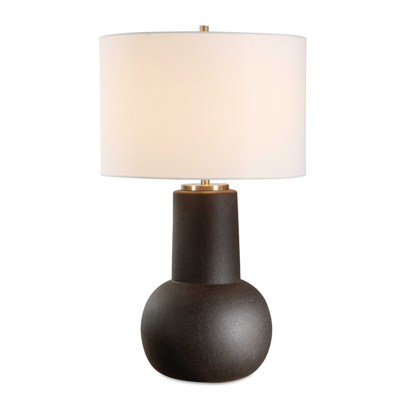 Lighting Robson Rustic Bronze Table Lamp 